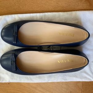 Prada Nappa Leather Ballet Shoes